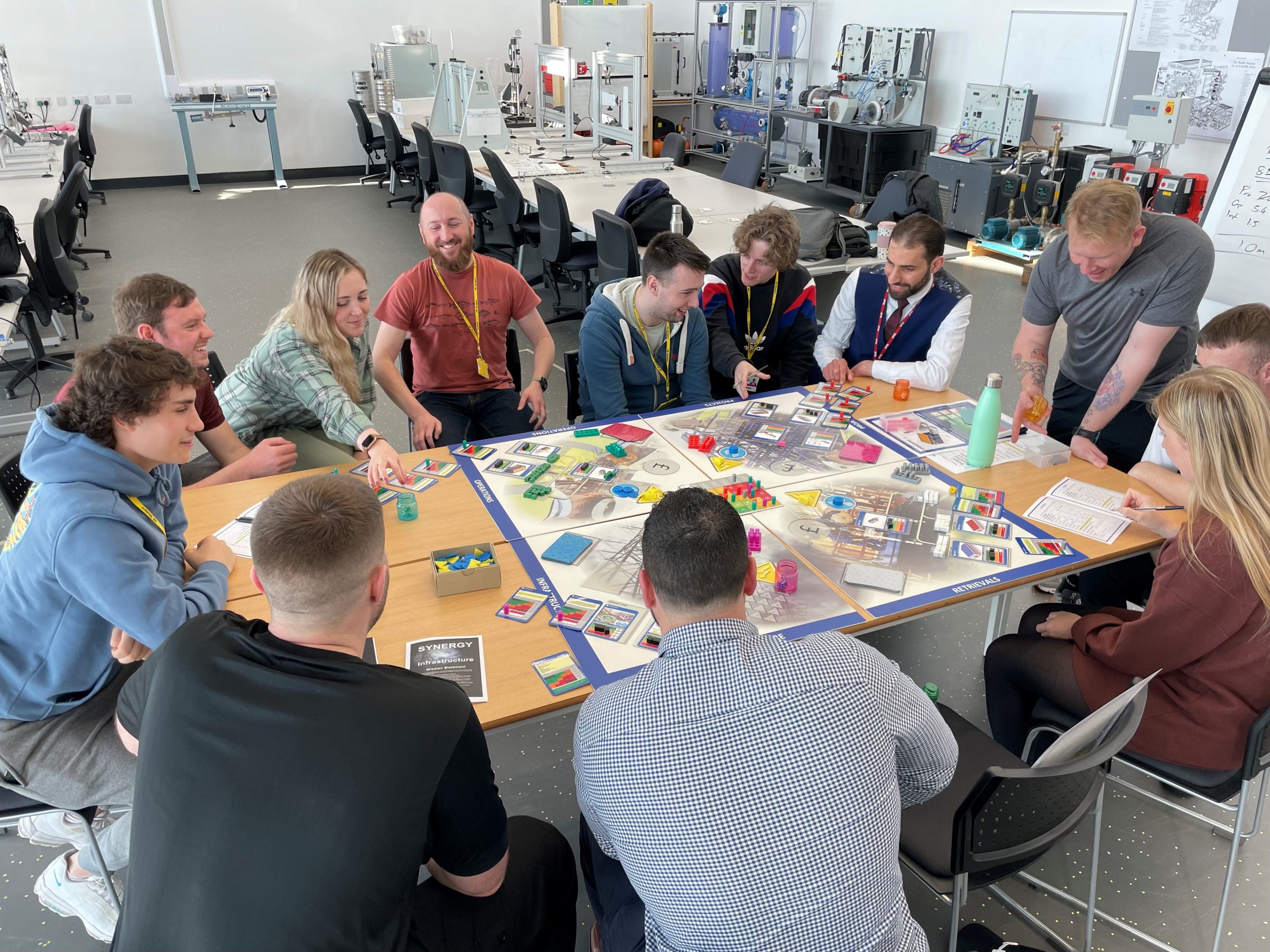 Lakes College students played an award-winning board game to teach them about asset management